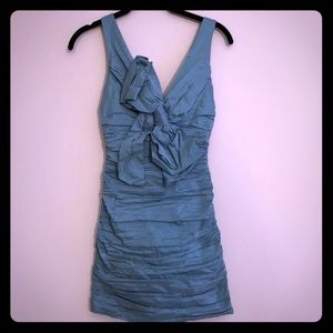 BCBG Turquoise Fitted Dress